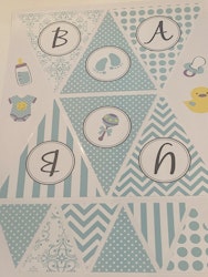 Stickers, Baby Bunting, Blå