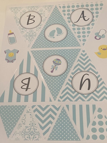 Stickers, Baby Bunting, Blå