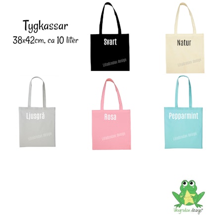 Tygkassar - färgkarta