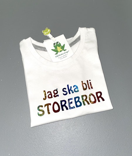 Tshirt "Jag ska bli...", typsnitt 6 och Regnbåge Skimmer