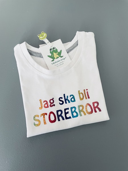 Tshirt "Jag ska bli...", typsnitt 6 och Regnbåge Skimmer
