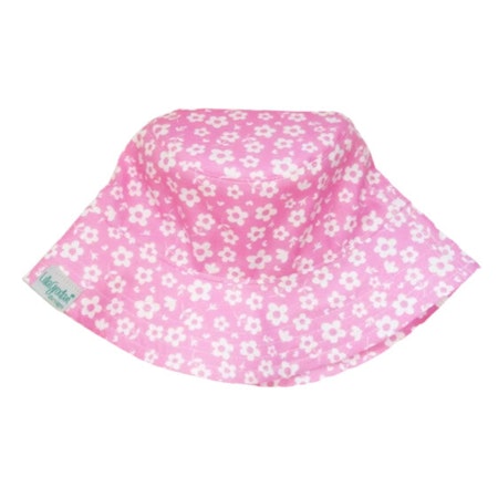 Beppehatt med blommotiv - Flora, Rosa #S45