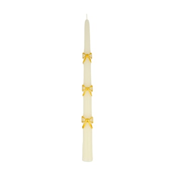 2-pack ljus "Guldrosett"