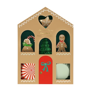 Cupcake kit "Pepparkakshus"