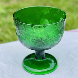 ”Miranda” skål i design av, Heikki Orvola, Nuutajärvi glasfabrik