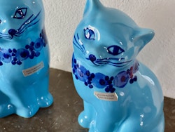 Katter figuriner Guldkroken Märta Grunditz