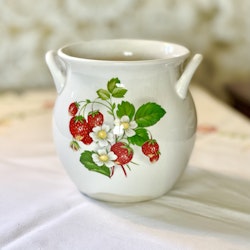 Krus med jordgubbar Portmeirion Pottery England