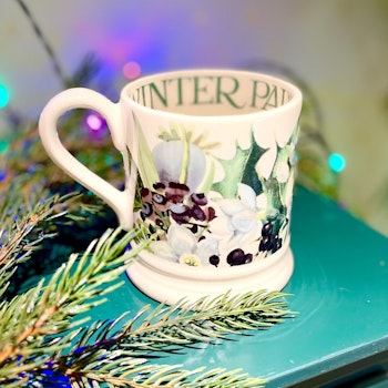 Porslinsmugg Emma Bridgewater ”Winter Whites” NOS