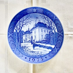 Jultallrik 1975 Royal Copenhagen ”Marselisborg slot”
