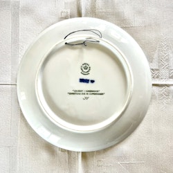 Jultallrik 1988 Royal Copenhagen ”Julenat i København”