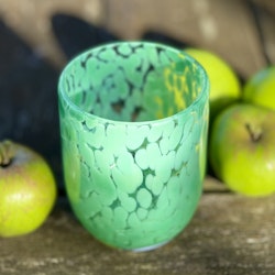 Glas ”Messy” grönt