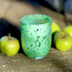 Glas ”Messy” grönt