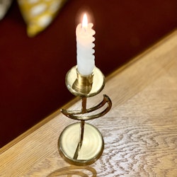 Ljusstake måne lackerad mässing