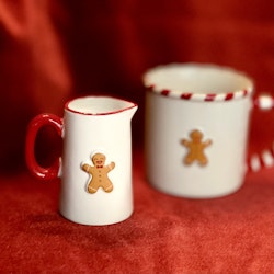 Liten kanna för mjölk eller grädde ”Pepparkaksgubbe”
