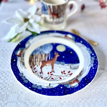 Assiett Emma Bridgewater Rådjur vinter 2:a sortering