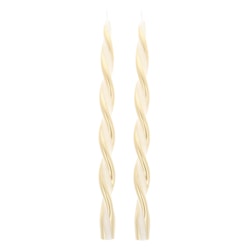 2-pack snurrat ljus GULD