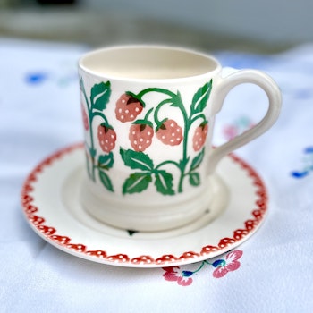 Set mugg och assiett Emma Bridgewater Raspberries/Hallon