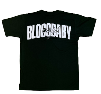 Black T-Shirt with White Text