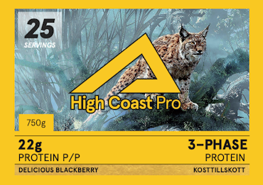 High Coast Pro 3-Phase Protein – Delicious Blackberry 750g