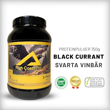 High Coast Pro 3-Phase Protein – Delicious Black currant 750g