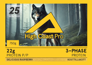 High Coast Pro 3-Phase Protein – Delicious Raspberry 750g
