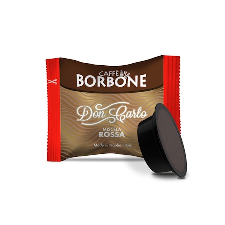 100 st kaffekapslar - Borbone Don Carlo, Miscela Rossa