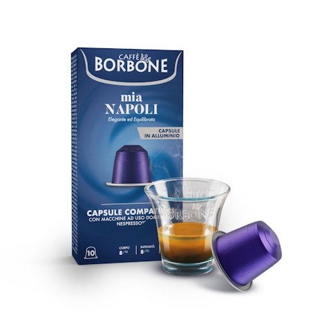 100 st Nespresso®-kompatibla kapslar - Borbone Mia NAPOLI