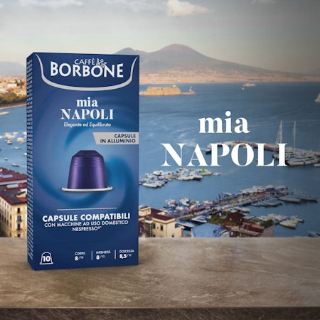 100 st Nespresso®-kompatibla kapslar - Borbone Mia NAPOLI