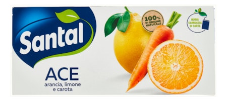 Santal ACE juice. apelsin-, morots- och citronjuice 200ML X3