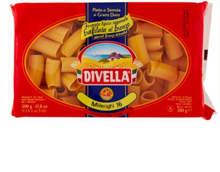 DIVELLA FORMATI SPECIALI PACCHERI RIGATI 500 GR
