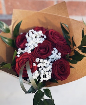 Rosbukett ”I love you”