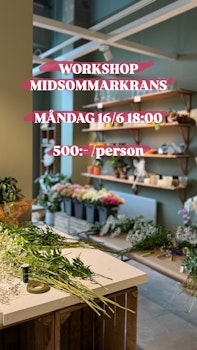 Workshop midsommarkrans