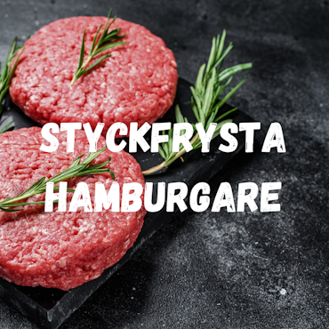 Styckfrysta hamburgare