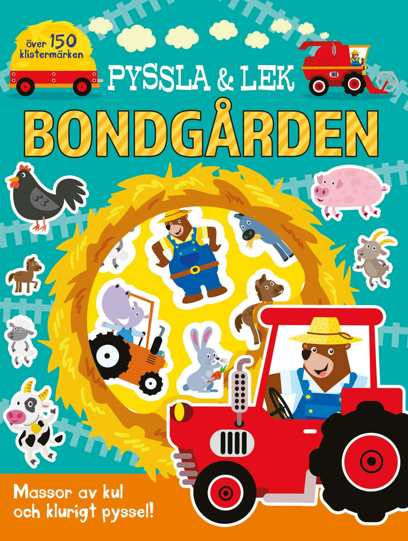Bondgården - Pysselbok med klistermärken