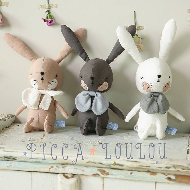 Picca Loulou Rabbit - Mörkgrå