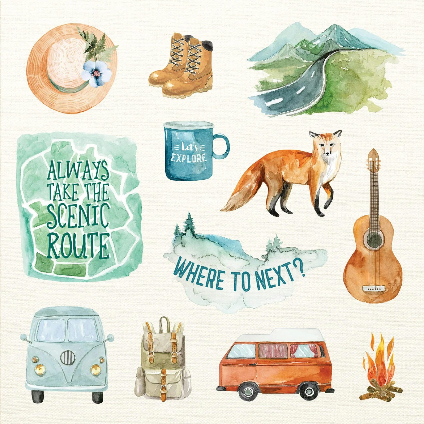 Klistermärkesbok: Boho Dreams