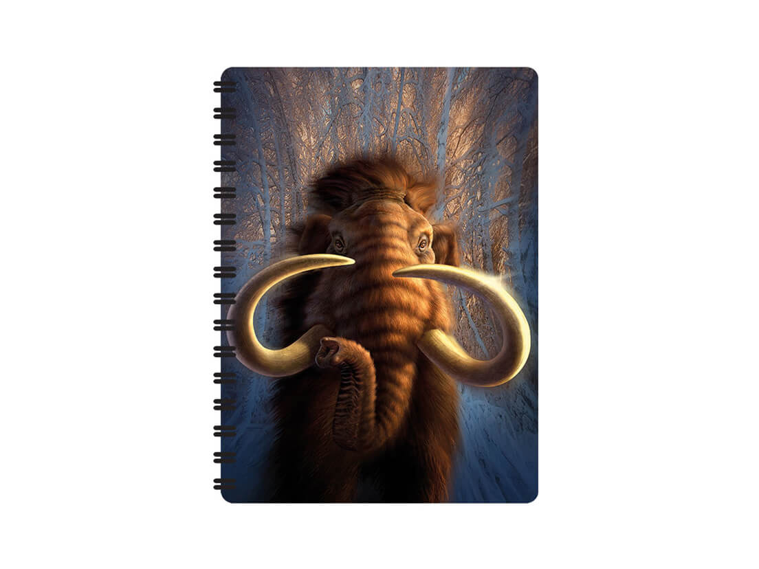 3D Anteckningsbok - Mammut
