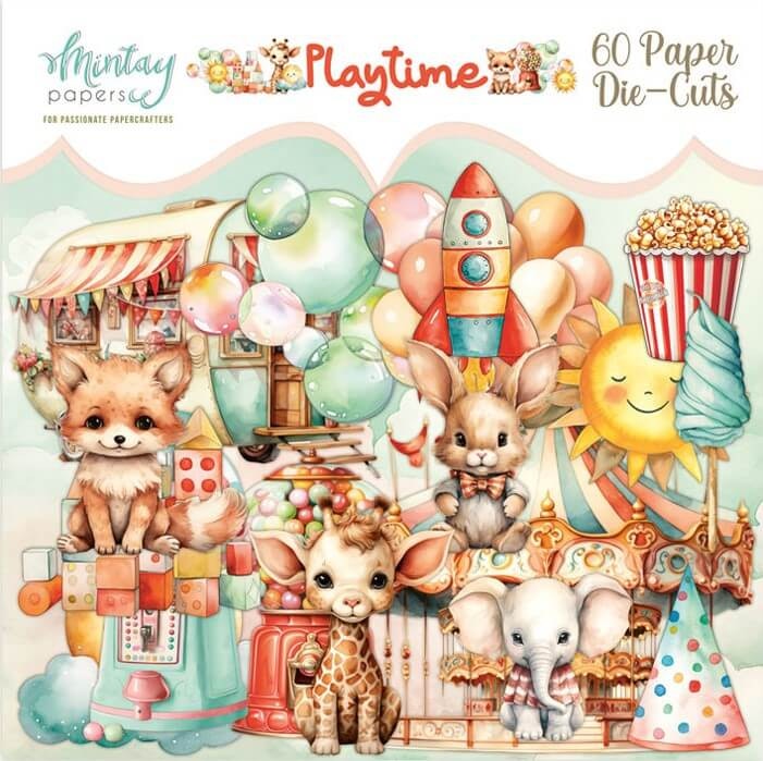 Vackert papperspyssel - Playtime (60 delar)