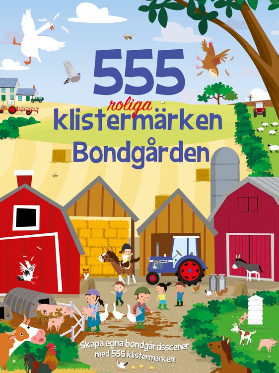 Pysselbok med klistermärken - Bondgården (555 klistermärken)