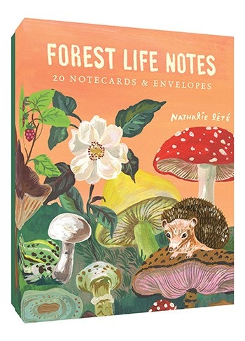Förpackning med flera kort med kuvert - Ett liv i skogen