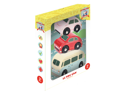 Bilar Retro (3st) från Le Toy Van