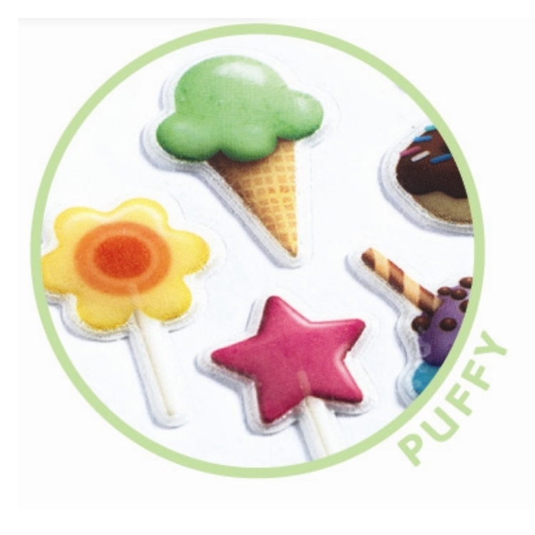 Mini stickers - Sweet godis och glass klistermärken från Djeco