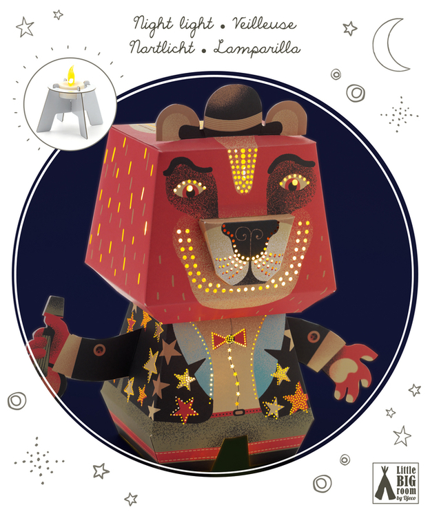 Nattlampa - Känn dig trygg med coola Arty Bear från Djeco