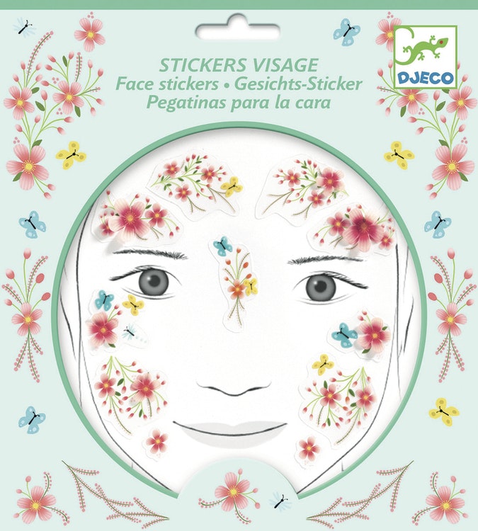 Utsmyckning av ansiktet - Sommarälva (Face stickers) från Djeco