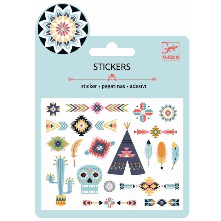 Mini stickers, Western style, från Djeco