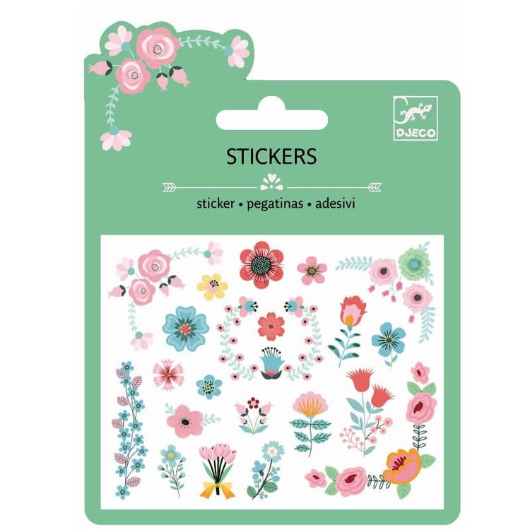 Mini stickers, Small flowers, från Djeco