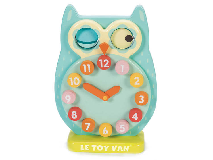 Lär dig klockan med ugglan från Le Toy Van
