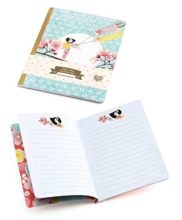 Notebook Misa - Japaninspirerad anteckningsbok från Djeco