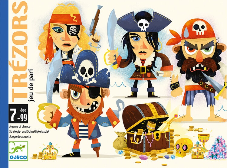Trézors -Spel om pirater och skatter från Djeco