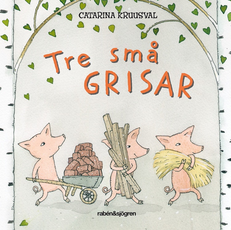 Barnbok med tre små grisar